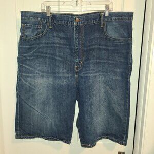 Levi's 569 Jean Shorts Men's Size 44 Loose Straight Fit Cotton Denim Blue